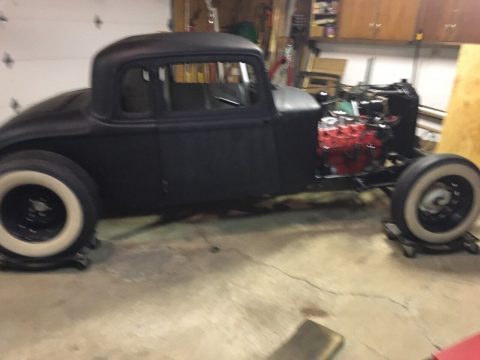1933 Plymouth 5 Window Coupe Project car with 1951 Flathead Motor for sale