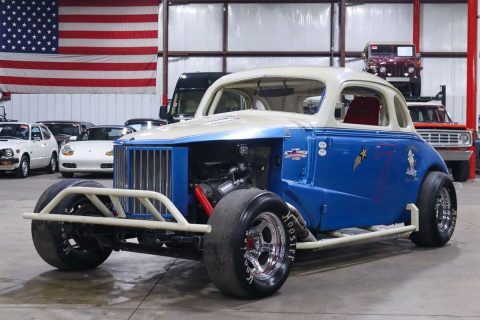 1937 Chevrolet Coupe 1 Miles White / Blue 350ci V8 3-Speed Manual for sale