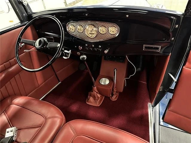 1932 Ford Slant Window Leatherback Victoria Hotrod