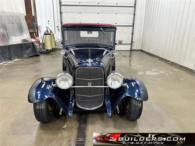 1932 Ford Slant Window Leatherback Victoria Hotrod