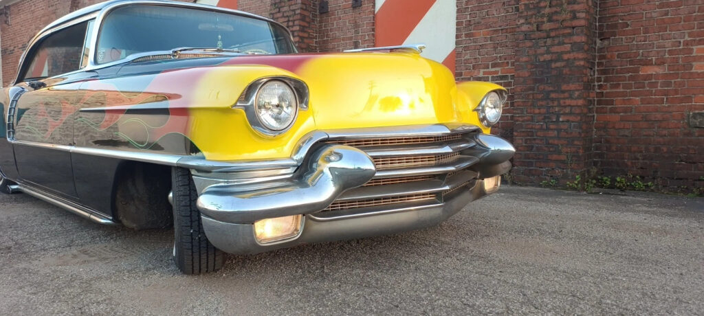 1956 Cadillac Coupe De Ville Hot Rod Old Skool lead sled Custom rat Rockabilly