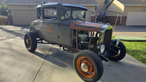 1930 Ford Model A Sport Coupe Hot Rod Banger 4 Cylinder Flathead 3 Speed Driver for sale