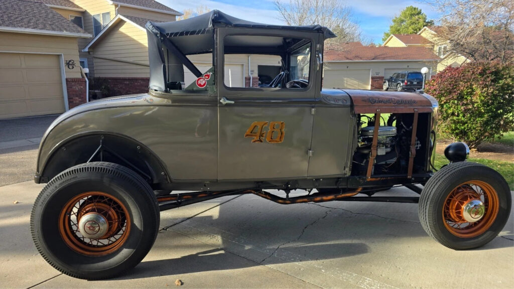 1930 Ford Model A Sport Coupe Hot Rod Banger 4 Cylinder Flathead 3 Speed Driver