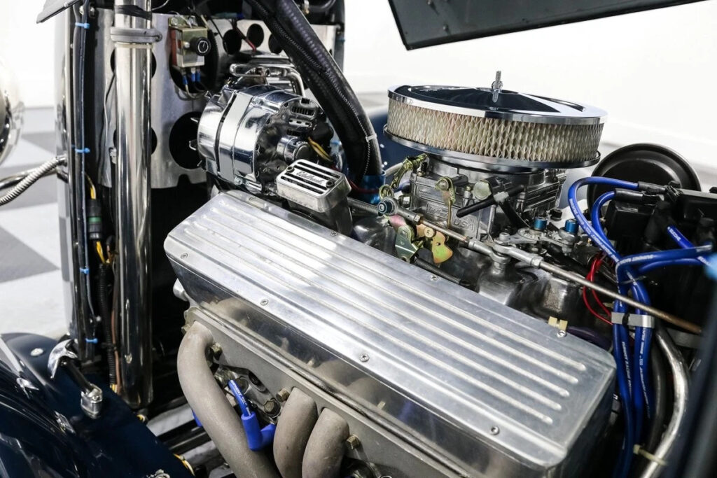 1932 Ford Victoria 61757 Miles BLUE Coupe 350ci Small Block V8 400 Turbo Automatic