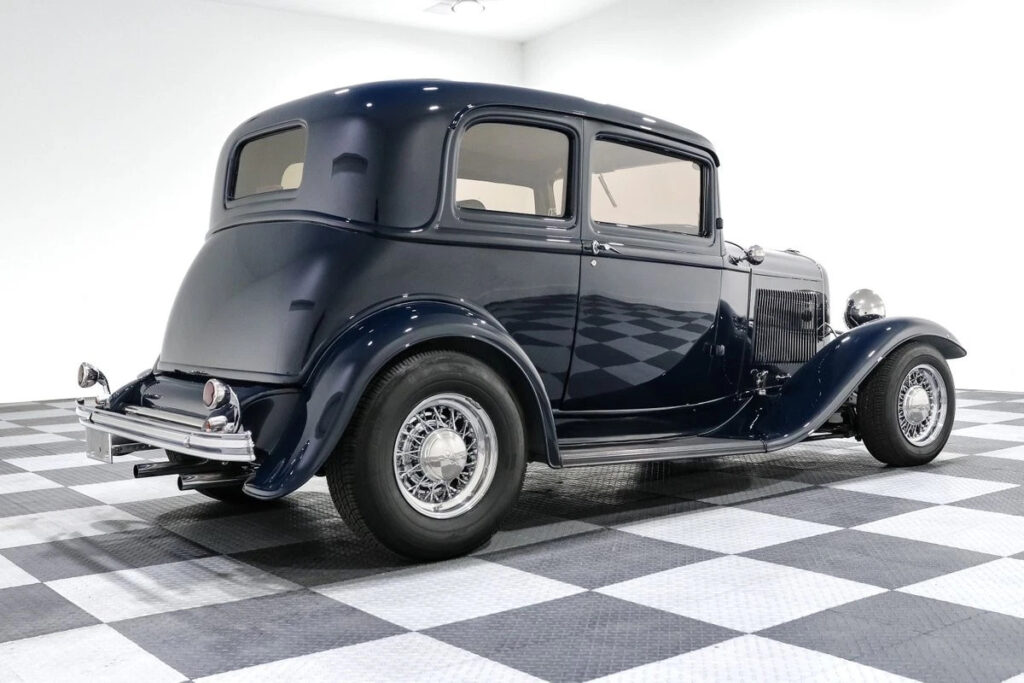 1932 Ford Victoria 61757 Miles BLUE Coupe 350ci Small Block V8 400 Turbo Automatic