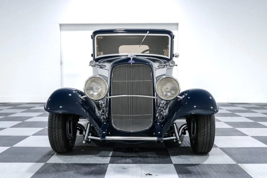 1932 Ford Victoria 61757 Miles BLUE Coupe 350ci Small Block V8 400 Turbo Automatic