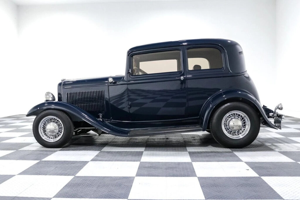 1932 Ford Victoria 61757 Miles BLUE Coupe 350ci Small Block V8 400 Turbo Automatic