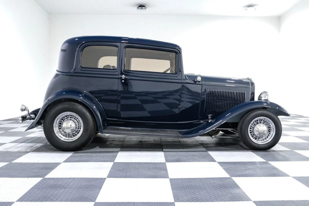 1932 Ford Victoria 61757 Miles BLUE Coupe 350ci Small Block V8 400 Turbo Automatic