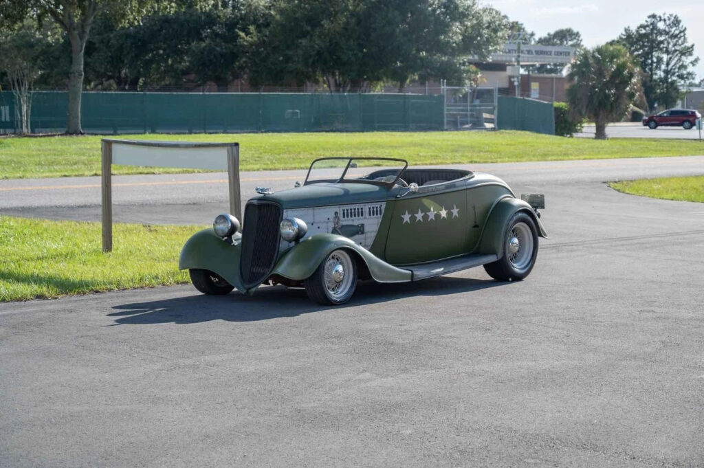 1933 Ford Roadster WWII Tribute, Downs Body & Chassis, Steel Fenders