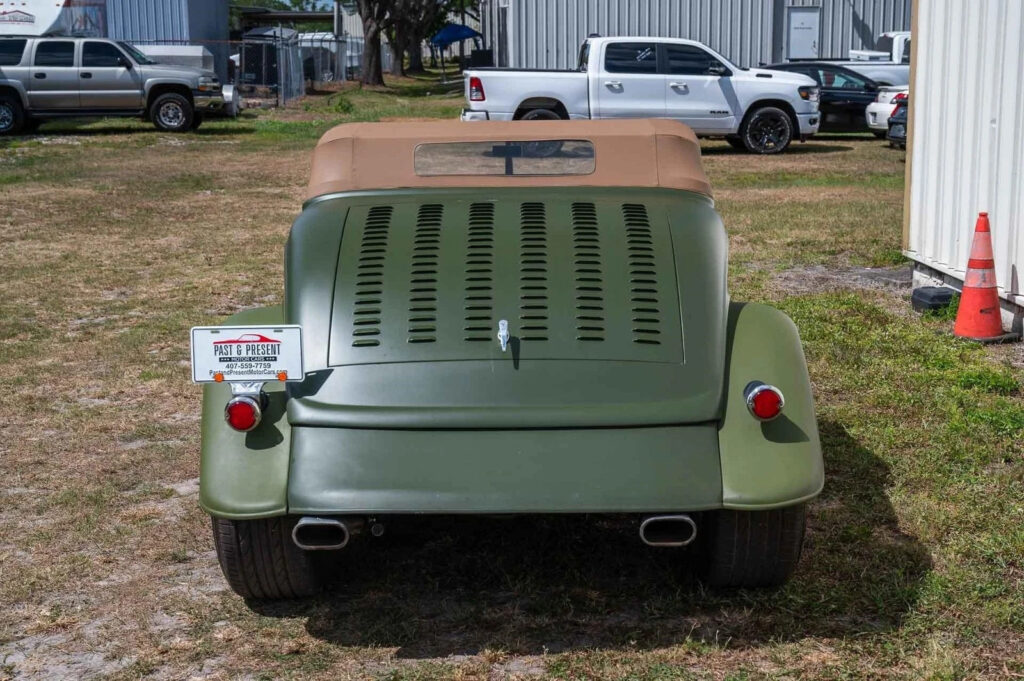 1933 Ford Roadster WWII Tribute, Downs Body & Chassis, Steel Fenders