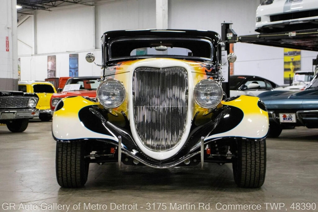1934 Ford 3-Window Coupe 9645 Miles Black Flame 383ci V8
