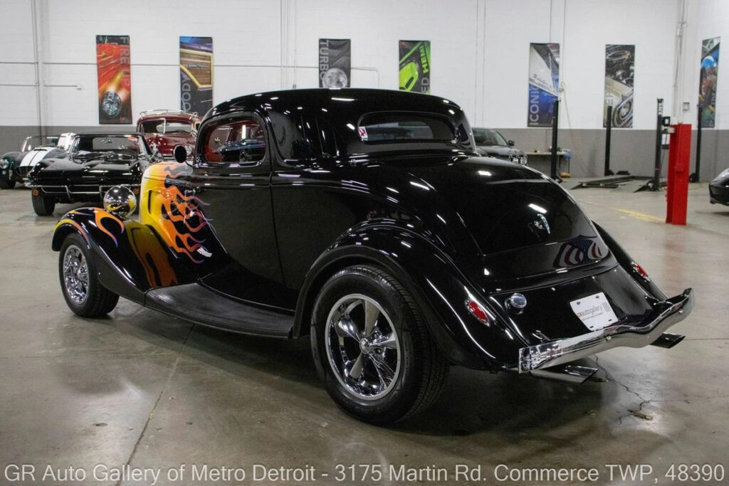 1934 Ford 3-Window Coupe 9645 Miles Black Flame 383ci V8
