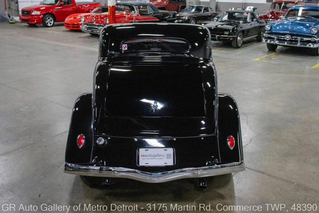 1934 Ford 3-Window Coupe 9645 Miles Black Flame 383ci V8