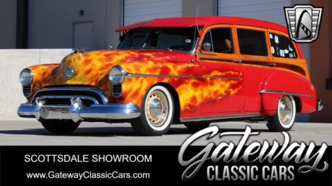 Red With Flames 1950 Oldsmobile Futuramic 88  5.7L Vortec 350cid V8 4 Speed for sale