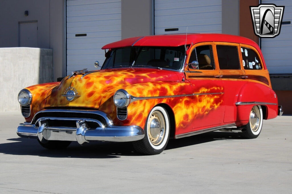 Red With Flames 1950 Oldsmobile Futuramic 88  5.7L Vortec 350cid V8 4 Speed