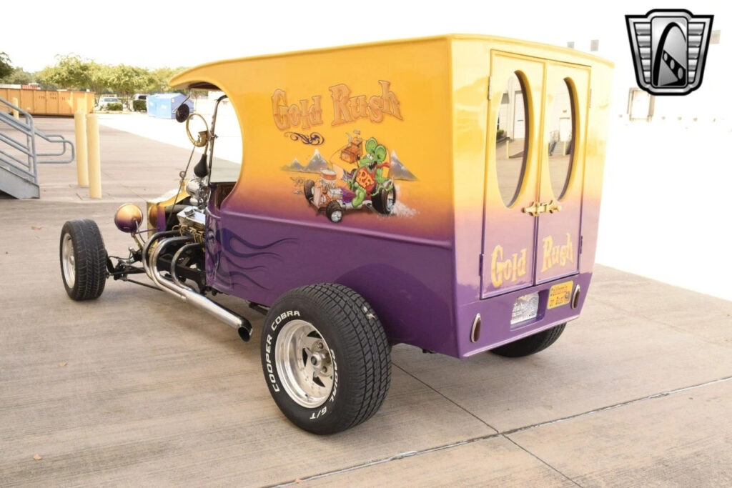 Yellow 1922 Ford C- Cab 305 Chevrolet Small Block V8