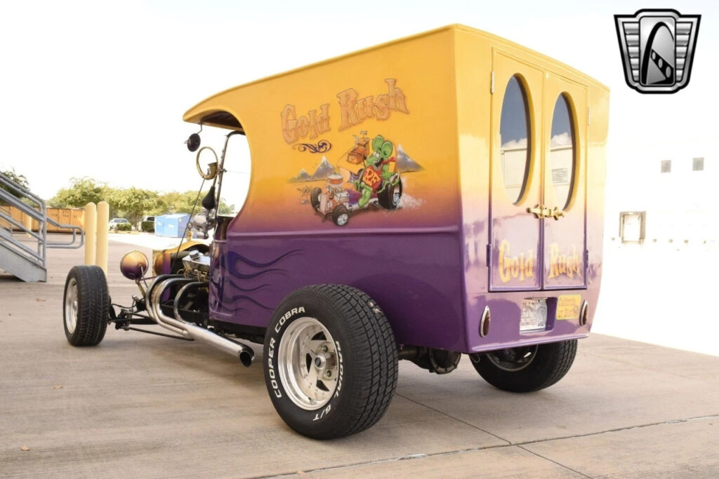 Yellow 1922 Ford C- Cab 305 Chevrolet Small Block V8