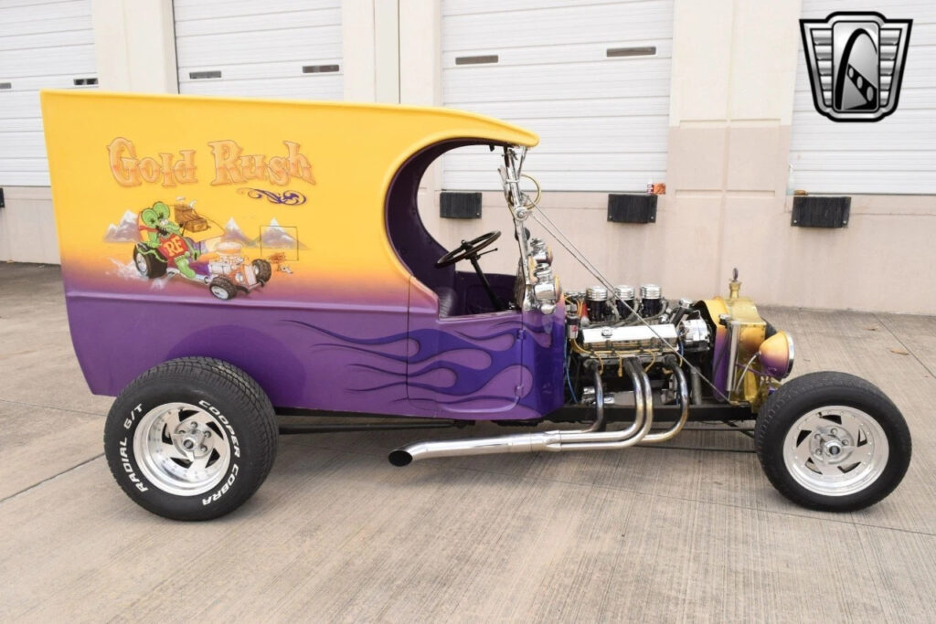 Yellow 1922 Ford C- Cab 305 Chevrolet Small Block V8