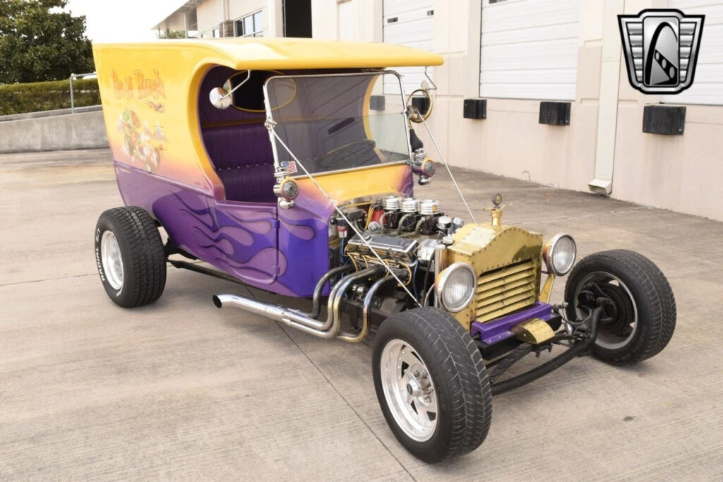Yellow 1922 Ford C- Cab 305 Chevrolet Small Block V8