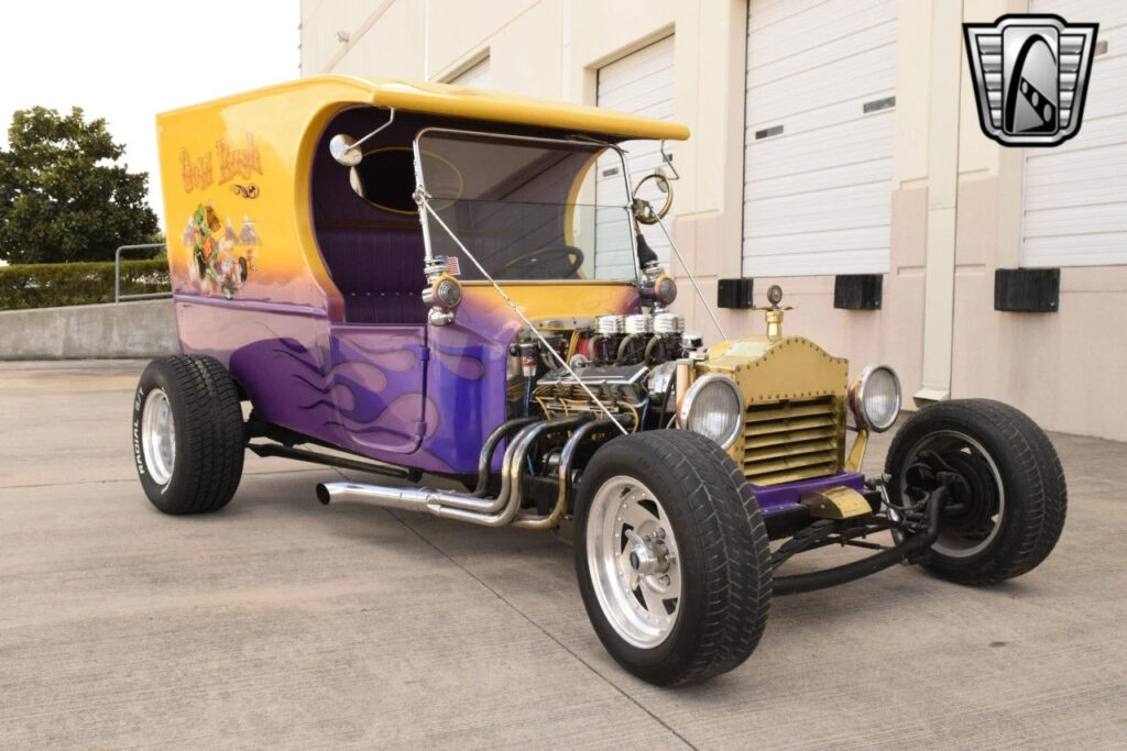 Yellow 1922 Ford C- Cab 305 Chevrolet Small Block V8