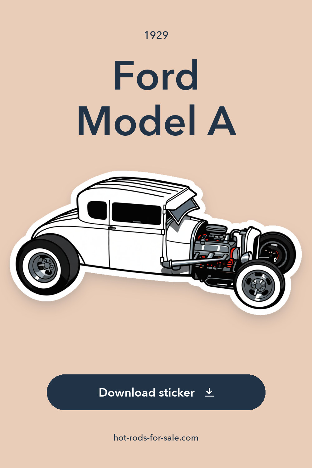 1929 Ford Model A sticker preview