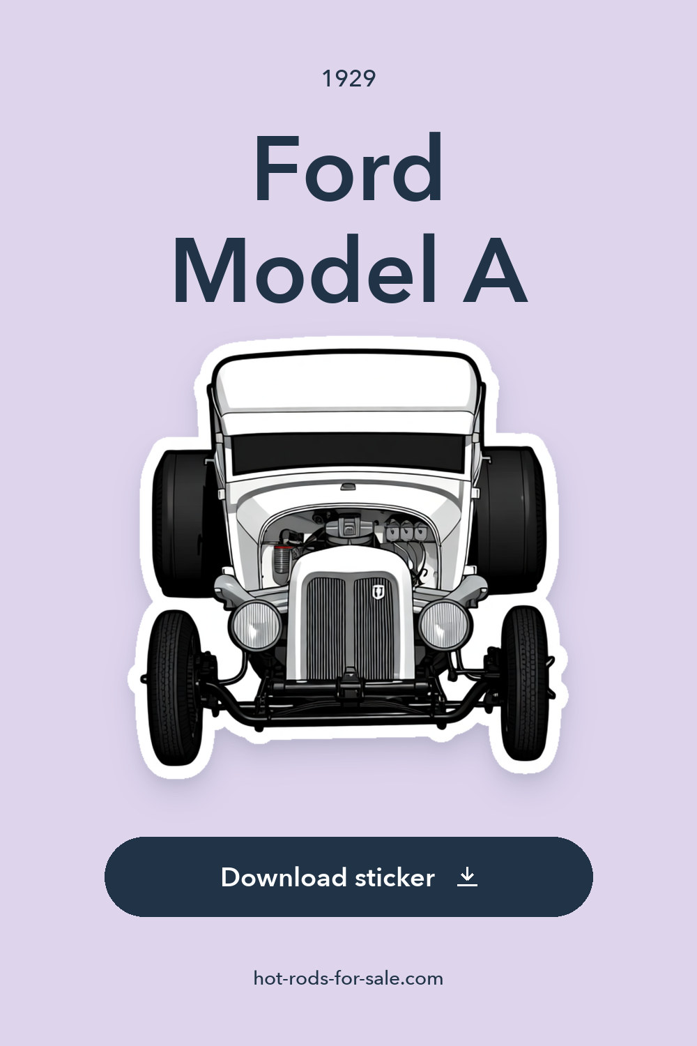 1929 Ford Model A sticker preview