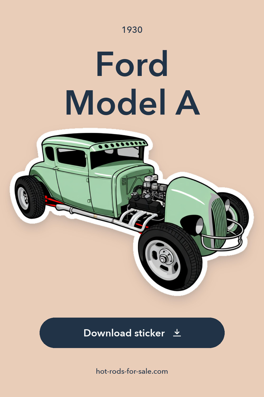 1930 Ford Model A sticker preview