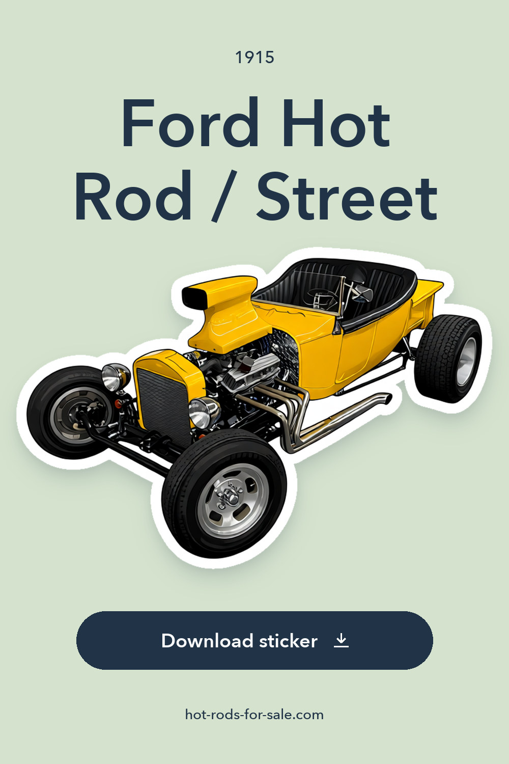 1915 Ford Hot Rod / Street – 27 T Fiberglass Body Fresh Custom Build -See sticker preview