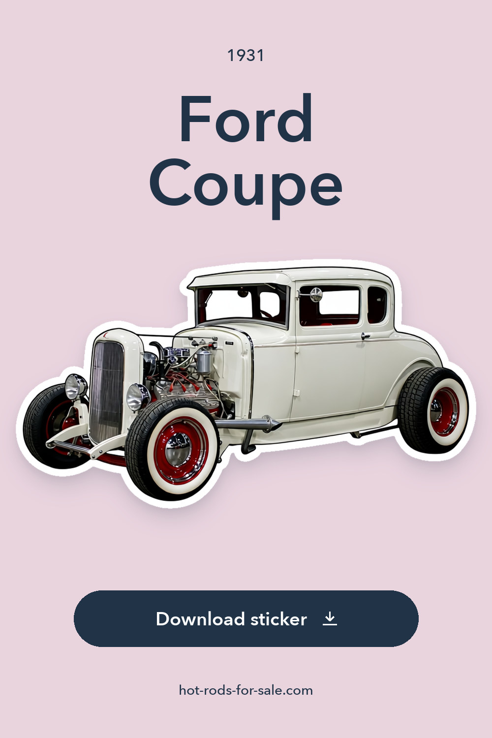 1931 Ford Coupe sticker preview