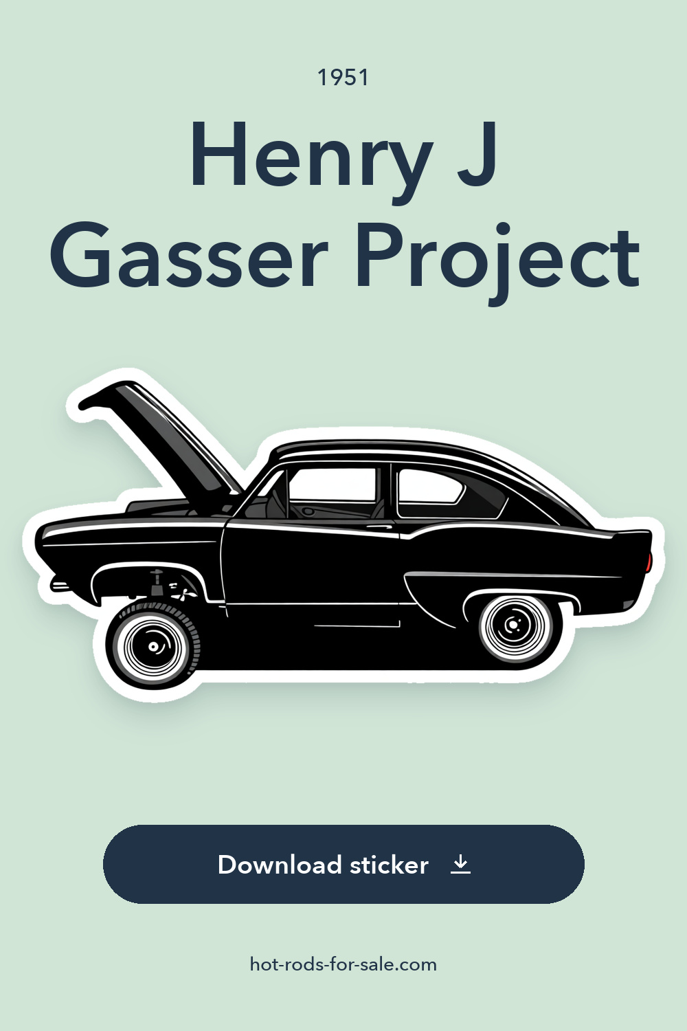 1951 Henry J Gasser Project sticker preview