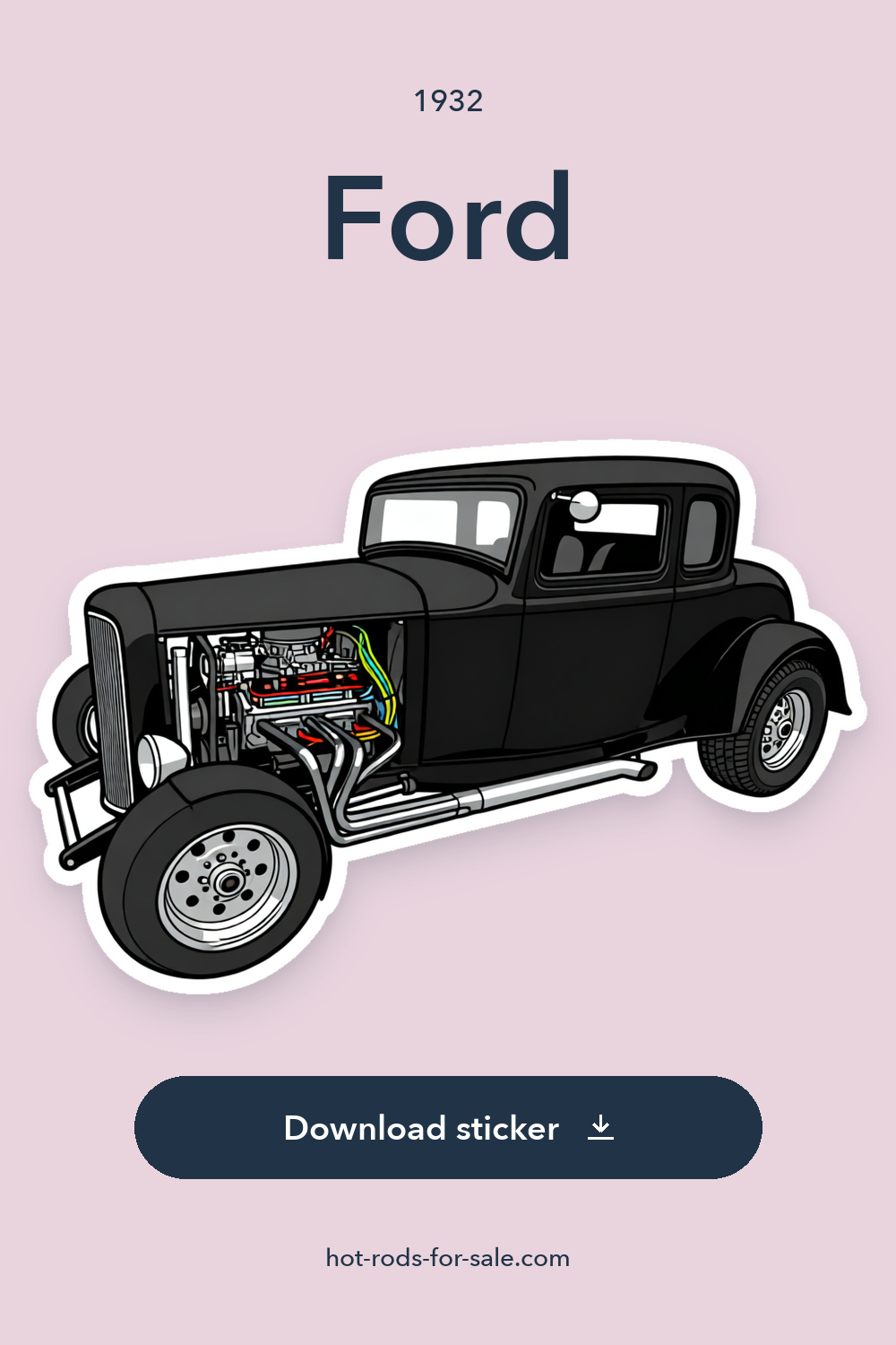 1932 Ford sticker preview