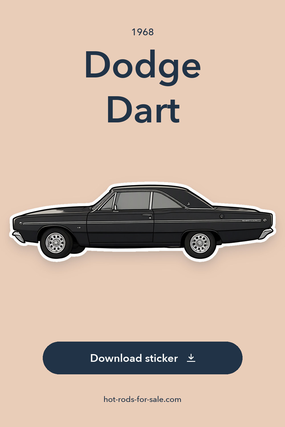 1968 Dodge Dart sticker preview