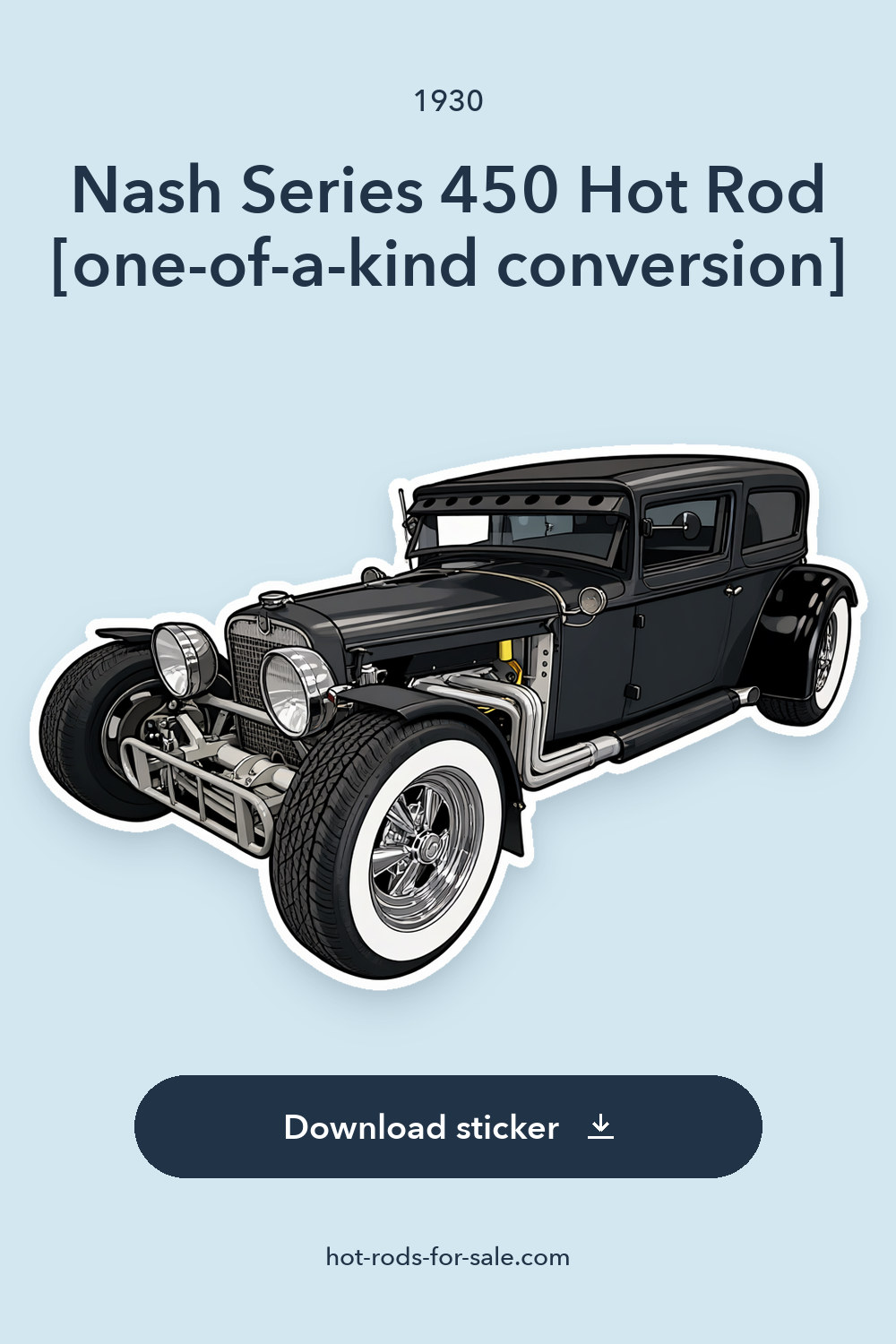 1930 Nash Series 450 Hot Rod [one-of-a-kind conversion] sticker preview