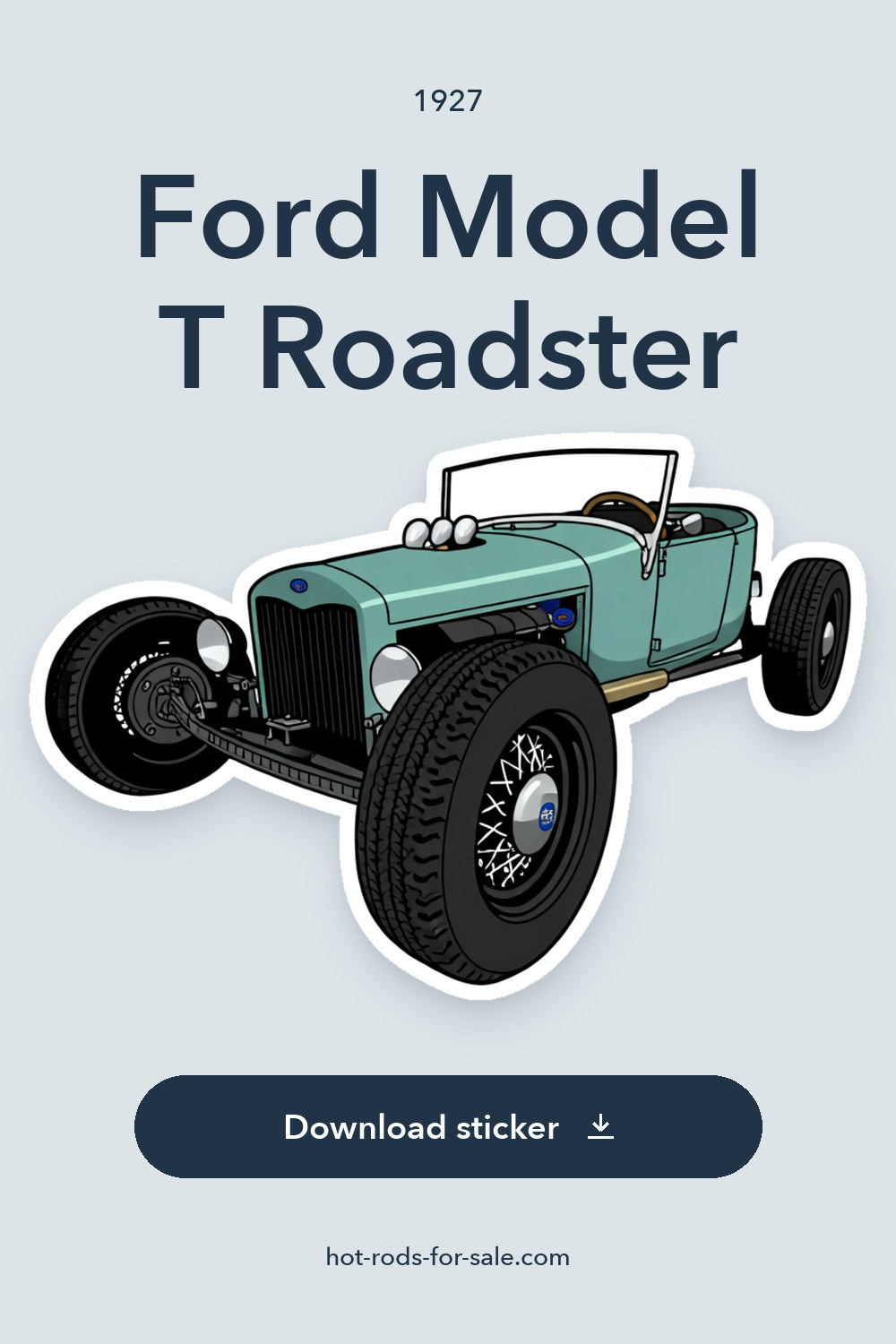 1927 Ford Model T Roadster sticker preview